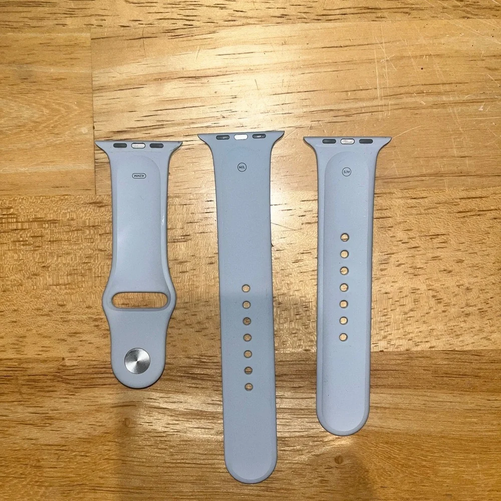 Apple Watch Band Bundle | 2 Silicone Bands | Gray & Green